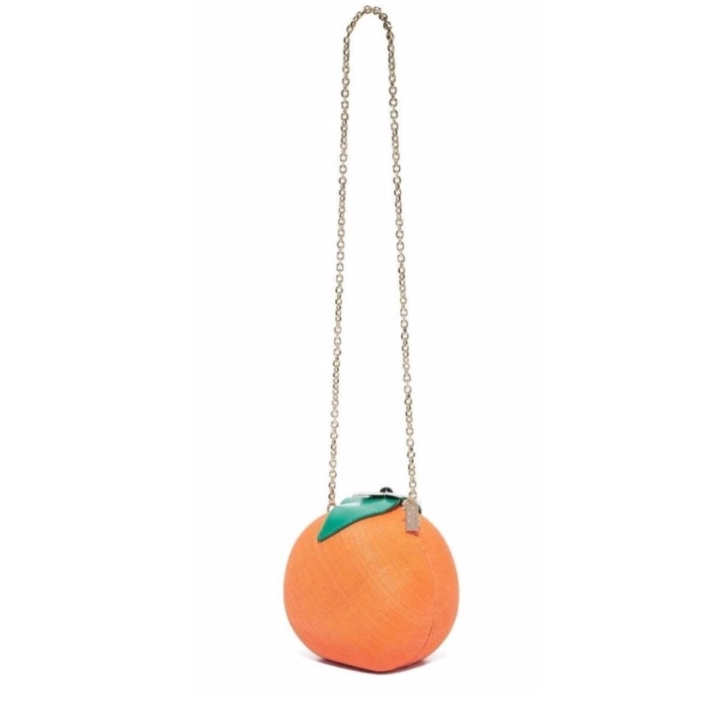 kate spade orange straw SpiceItUp crossbody bag